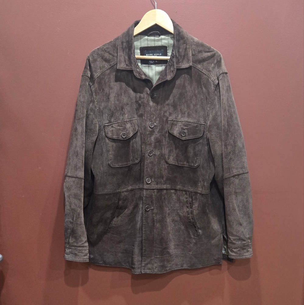 Suede jacket by Mark Shale